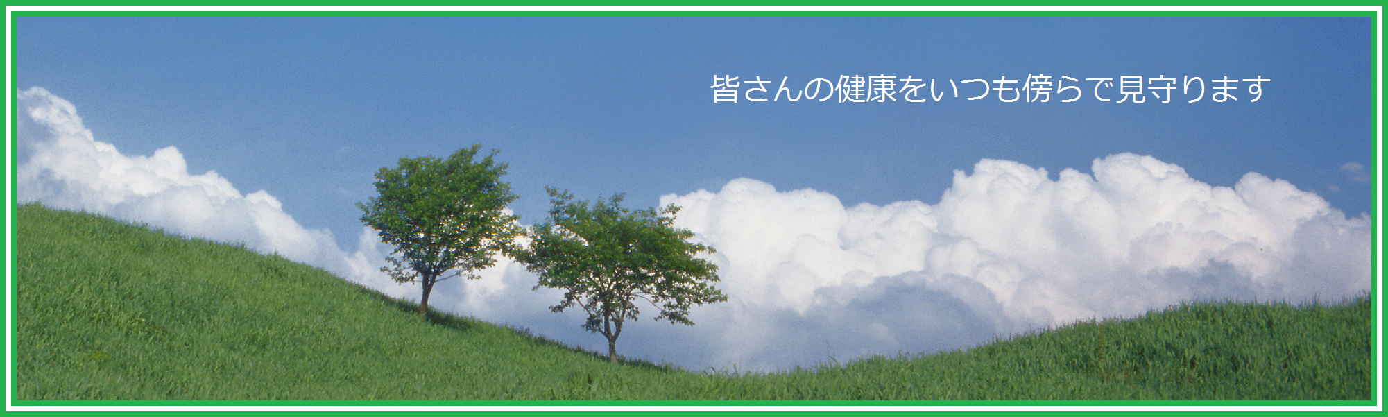 皆さんの健康をいつも傍らで見守ります